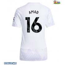 Manchester United Amad Diallo #16 Bortedrakt Dame 2025-26 Kortermet